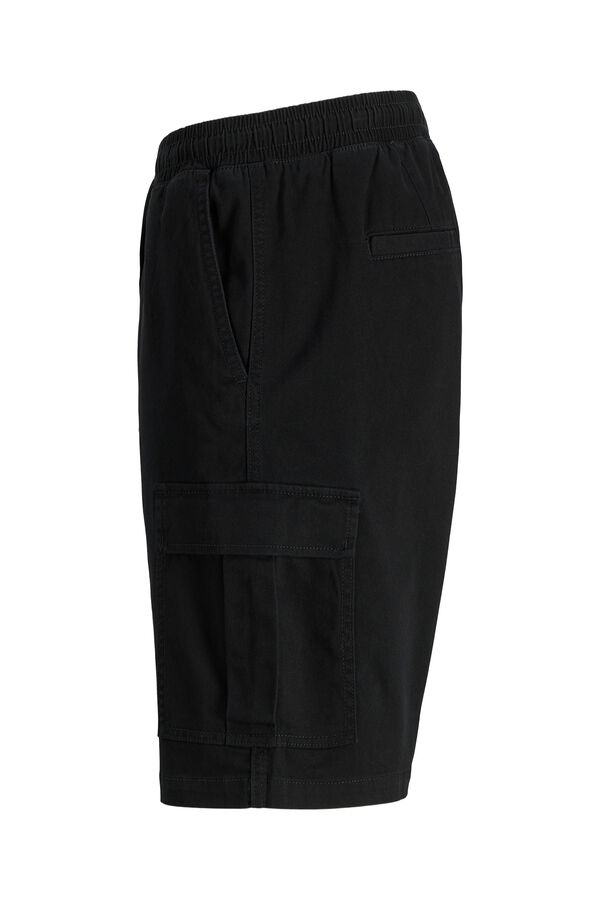 Jack & Jones Bermuda cargo relaxed fit negro