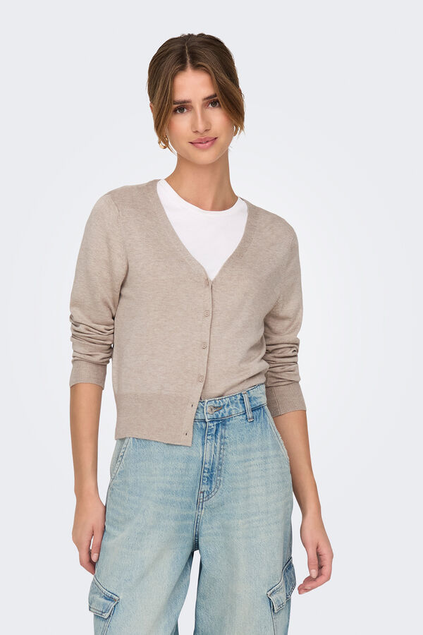 Only Feinstrickpullover Wei&szlig;