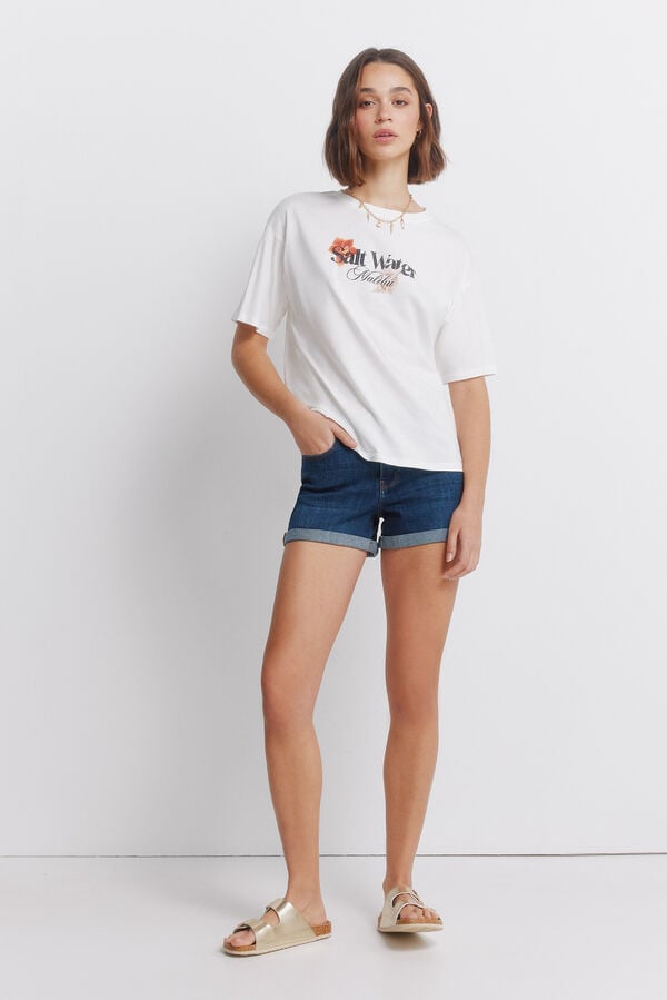 Springfield Tropical short-sleeved T-shirt printed