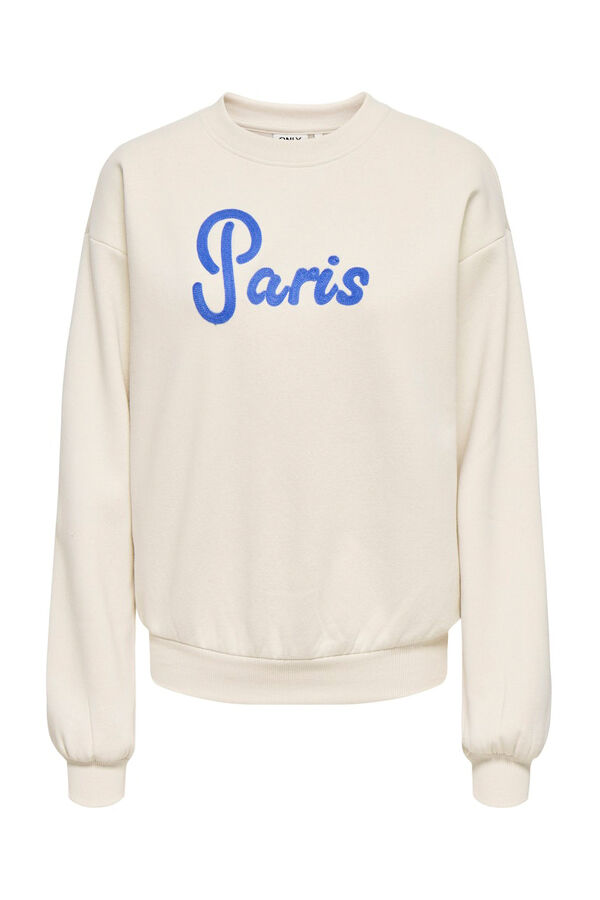Only Sweatshirt "Paris" brown