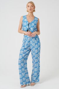 Brave Soul Pantal&oacute;n palazzo estampado