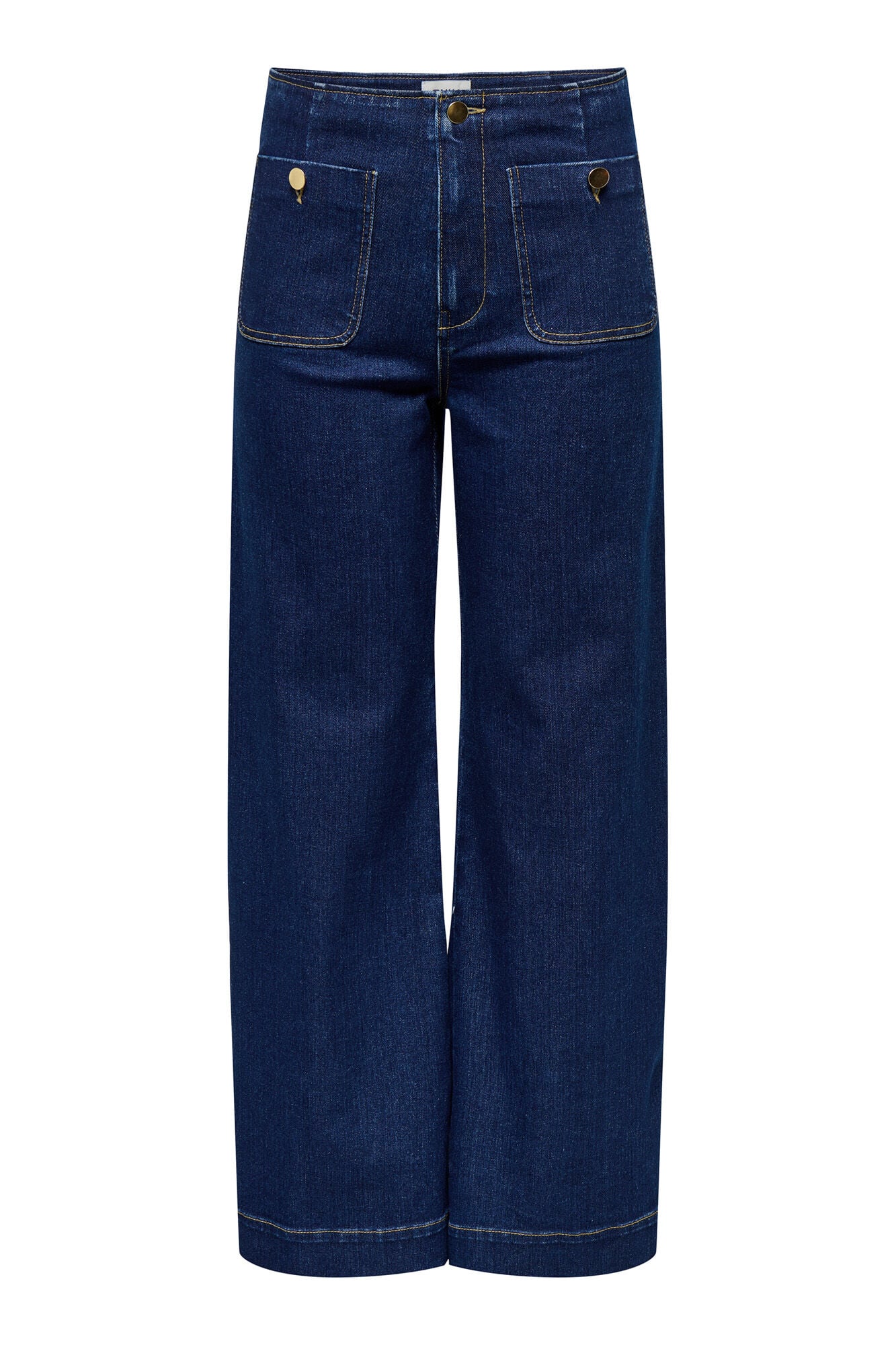 Only Jeans mit weitem Bein und Taschen