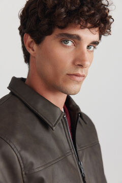 Springfield Faux leather jacket