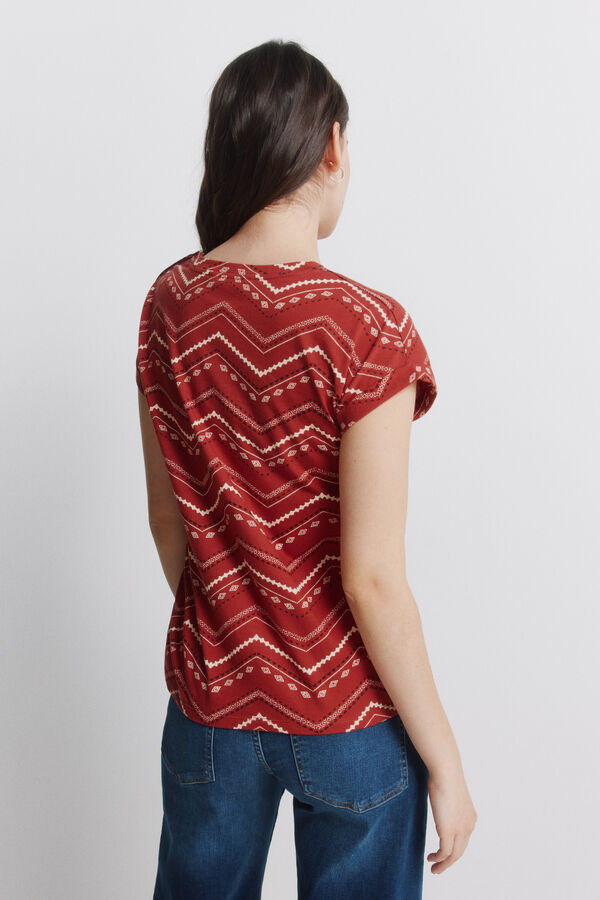 Springfield Cotton short sleeve T-shirt red