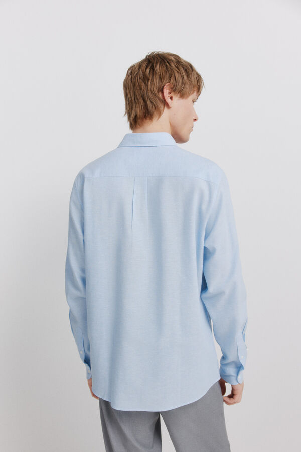 Springfield Linen shirt blue