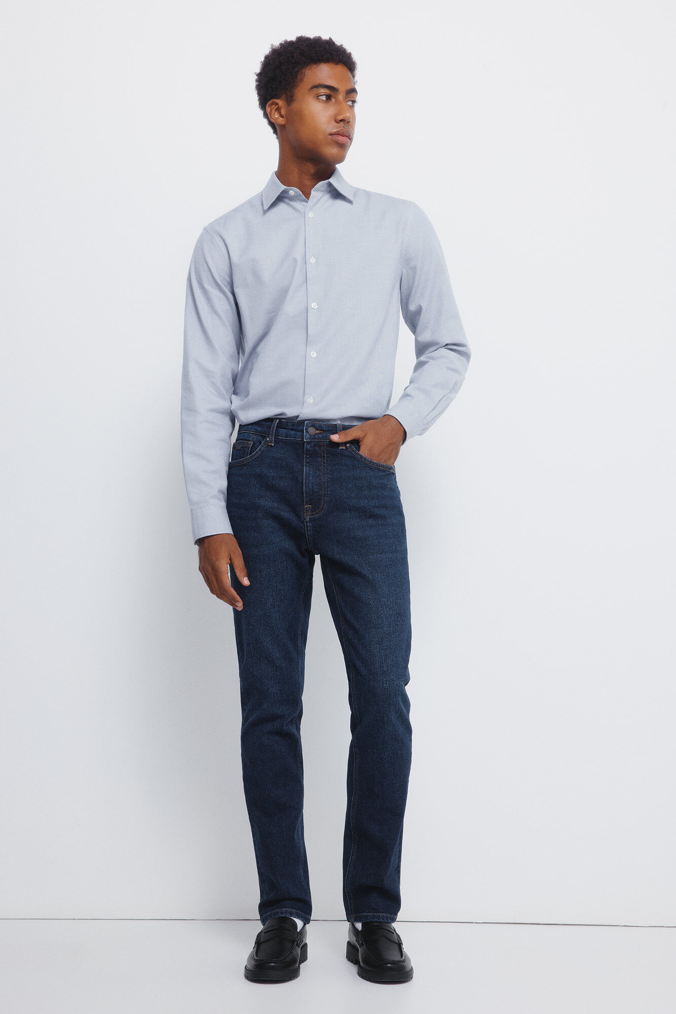 Springfield Jeans lavado oscuro slim fit