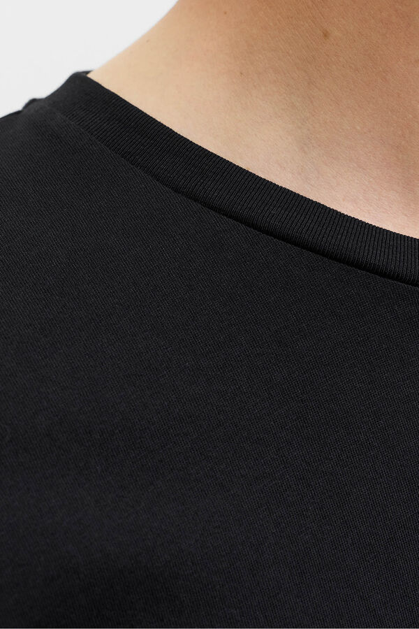 JJ REBEL T-Shirt Regular-Fit Schwarz