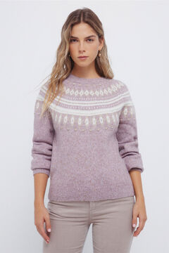 Springfield Džemper sa žakard bordurama