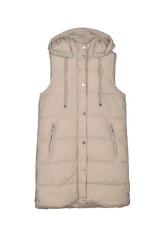 Springfield Recycled polyester puffer gilet grey