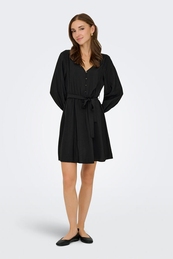 JDY Short fluid short dress Crna