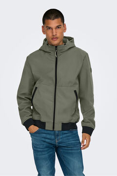 Only & Sons Chaqueta bomber con capucha
