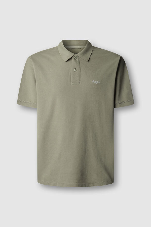 Pepe Jeans Short sleeve polo shirt beige