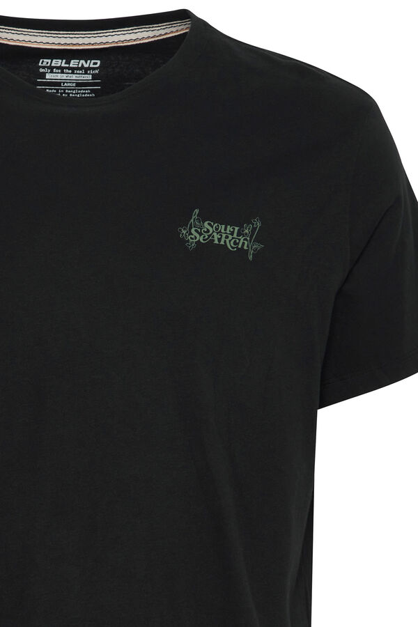 Springfield Short-sleeved T-shirt - Printed back black