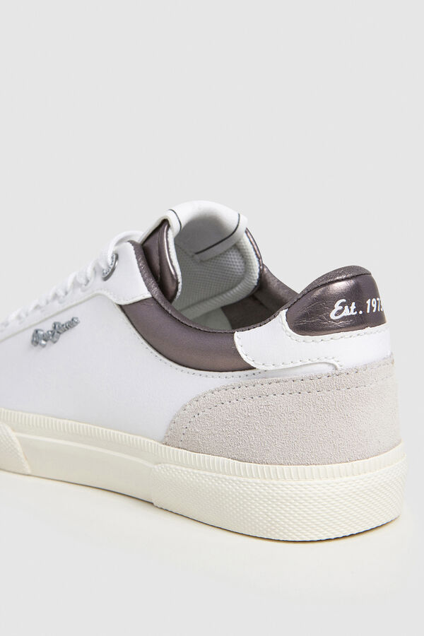 Pepe Jeans Zapatillas Cl&aacute;sicas Con Detalles En Ante gris