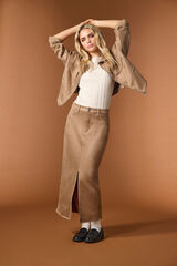 Only Vegan suede jacket  nude