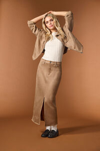 Only Chaqueta de ante vegana