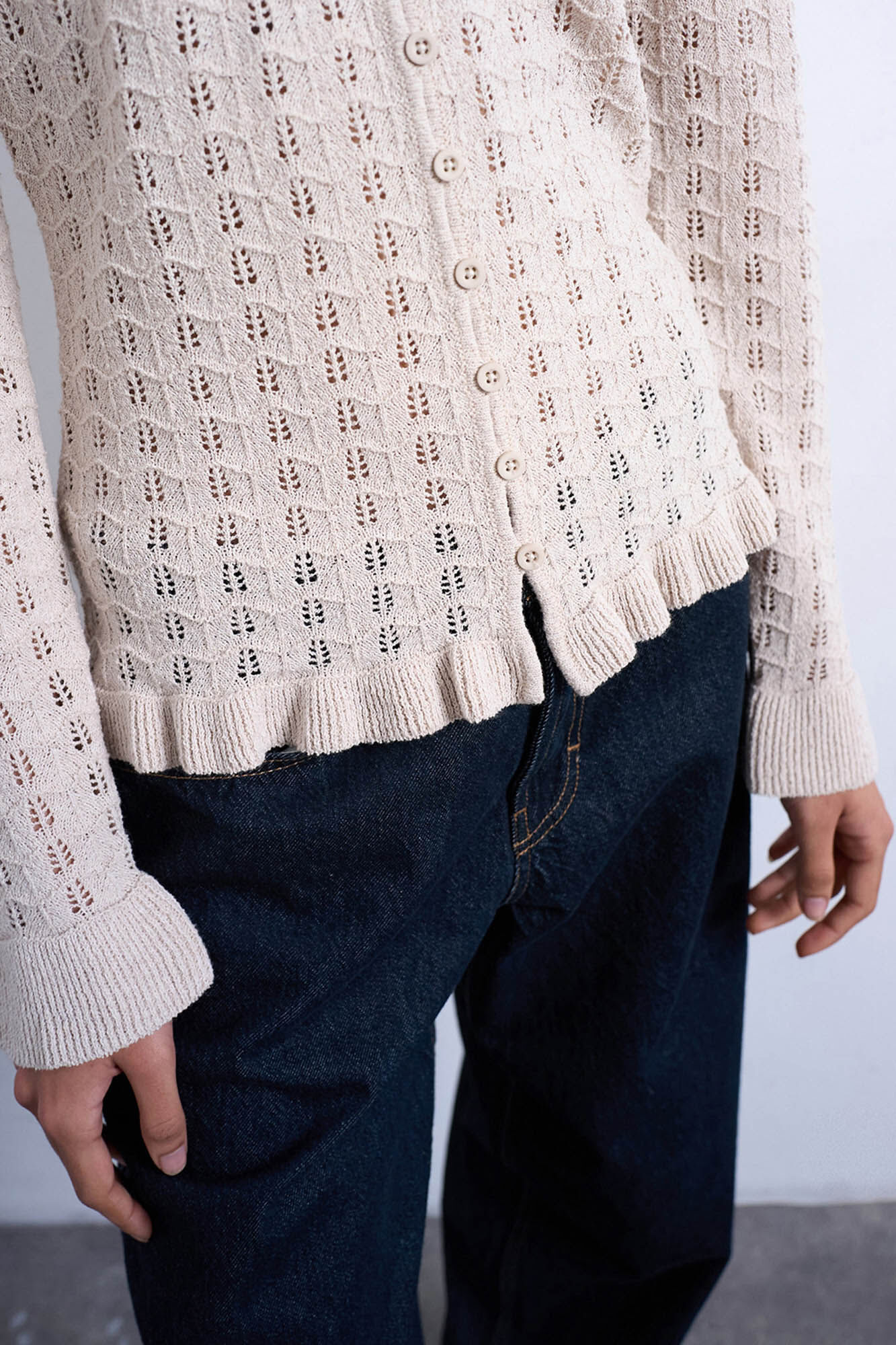 Topshop Casaco de malha de manga comprida