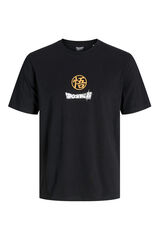 Jack & Jones Regular fit printed t-shirt Crna