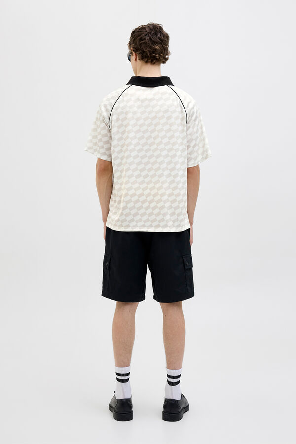 Jack & Jones Polo deportivo loose fit blanco