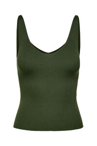 JDY Top decote em bico sem mangas