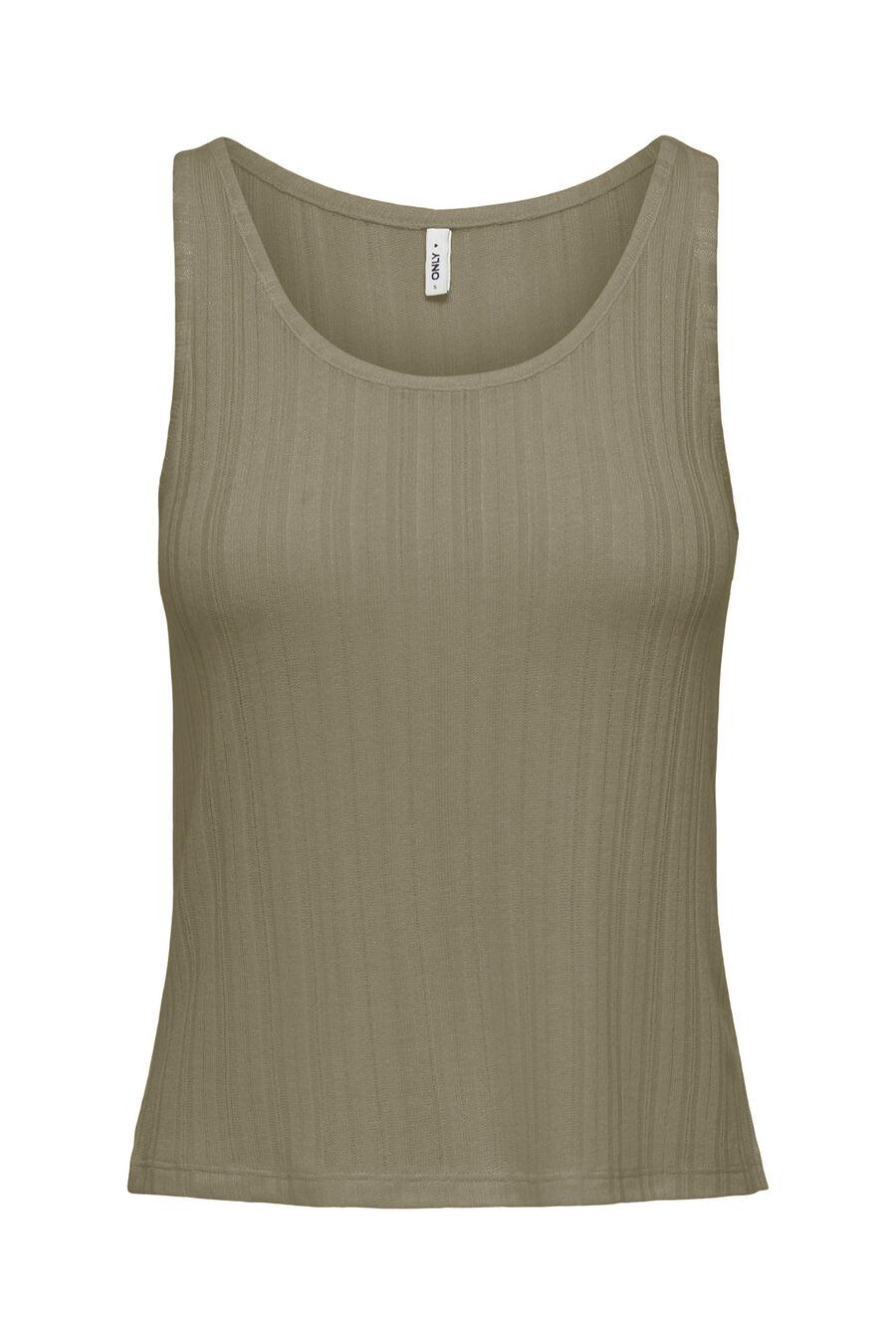 Top canalé sin mangas