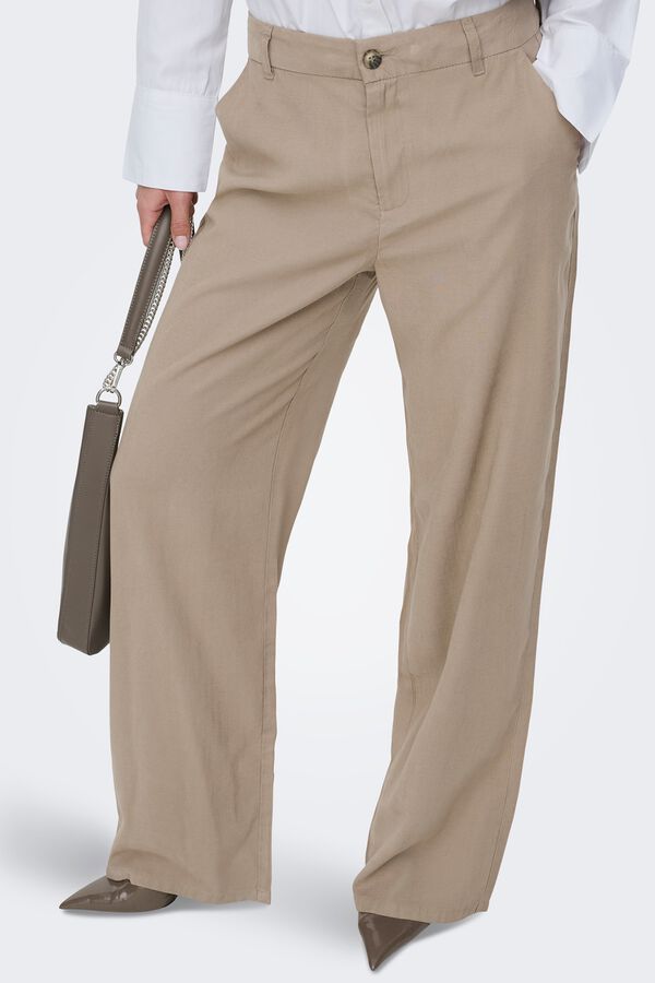 Only Pantal&oacute;n chino beige