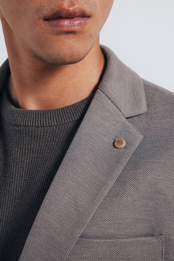 Springfield Blazer ojo de perdiz nude