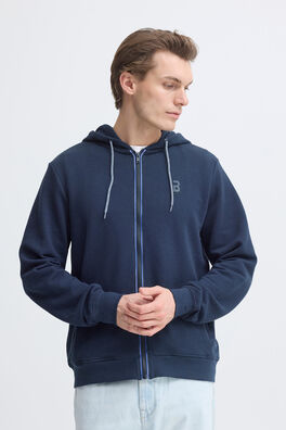 Sudadera piqué con capucha