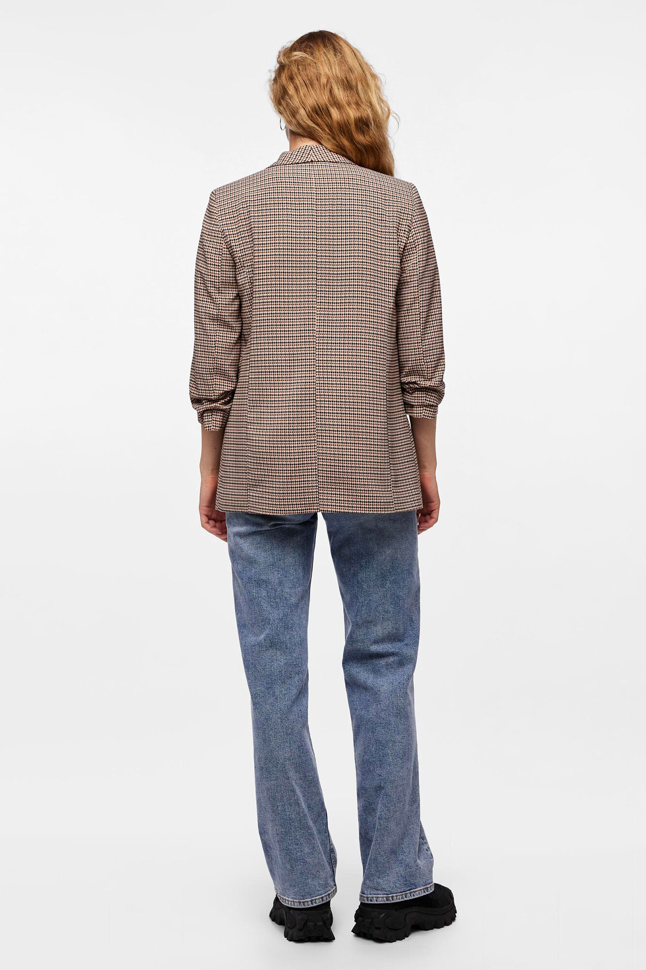 Pieces Blazer estampada