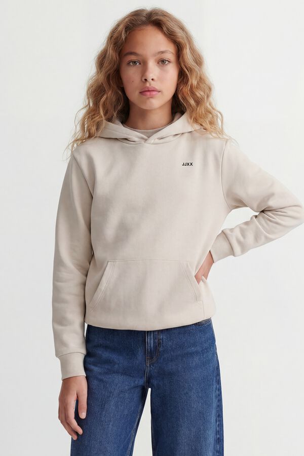Jack & Jones Girl Basic hooded sweatshirt grey