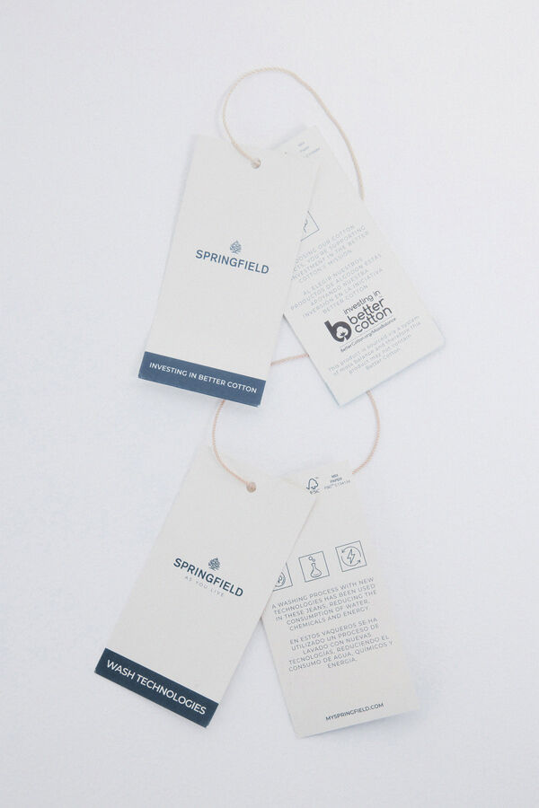 Springfield Very dark blue skinny fit jeans blue