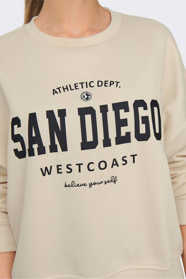 Only Round neck sweatshirt grey