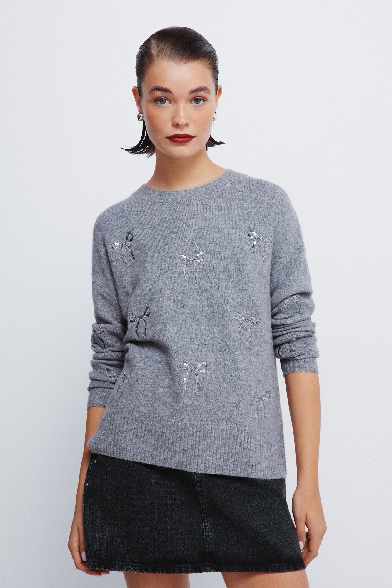 Springfield Jumper with sequin bows