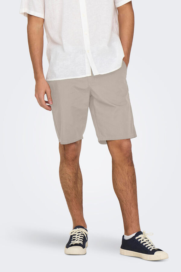 Only & Sons Chino Bermuda shorts grey