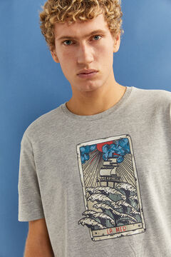 Springfield T-shirt curta cinza