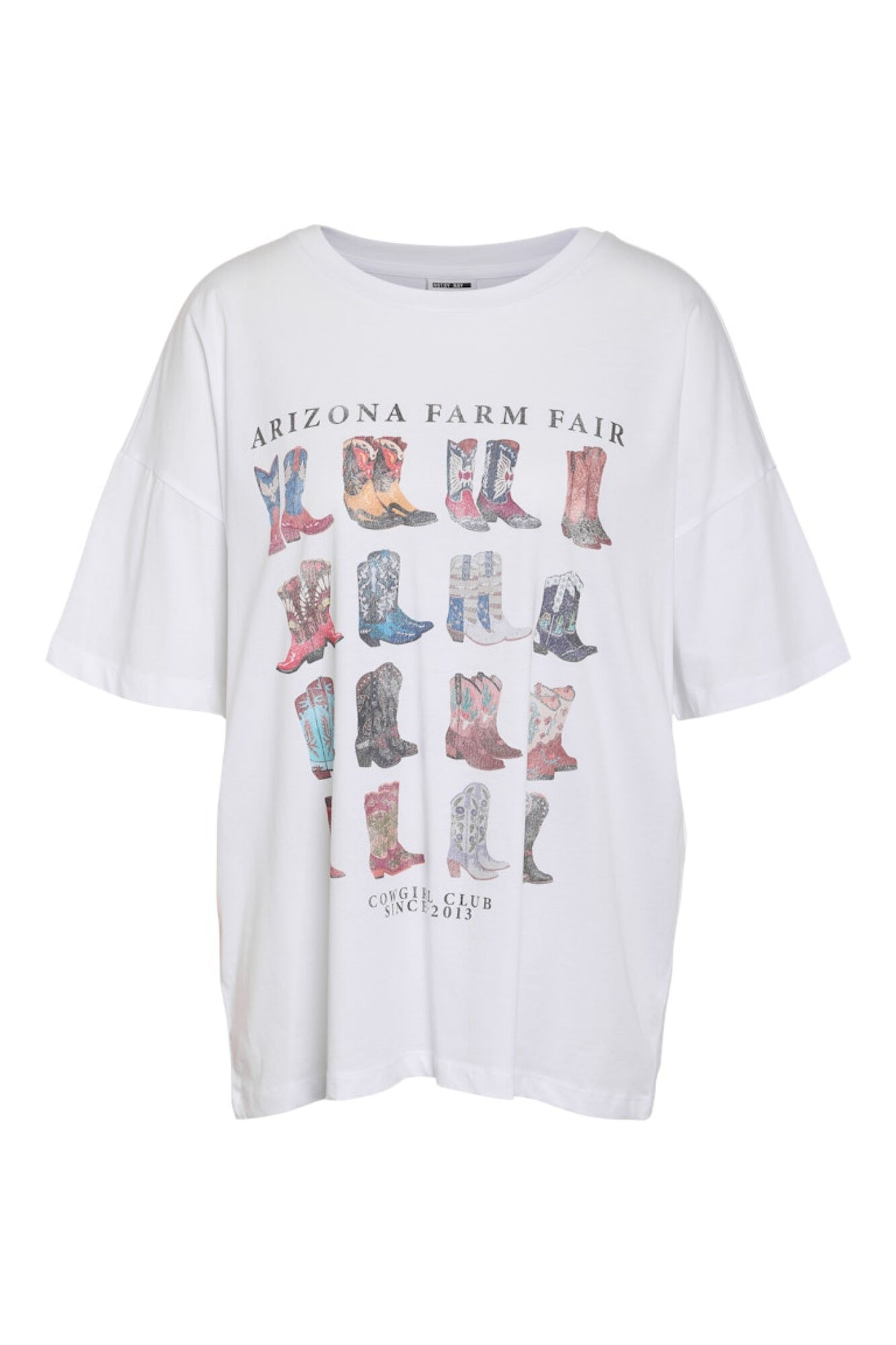 Noisy May Bedrucktes Kurzarm-T-Shirt