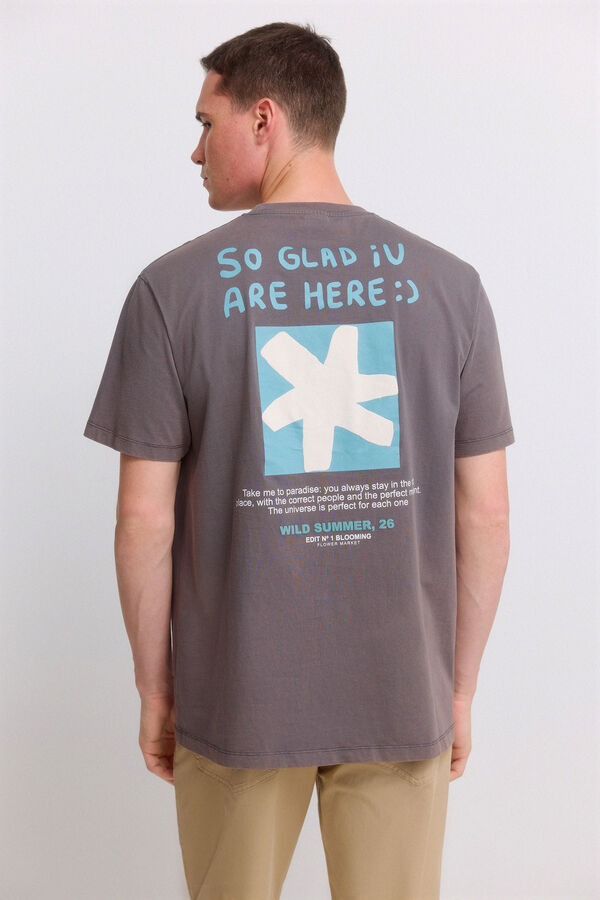 Springfield So glad T-shirt grey