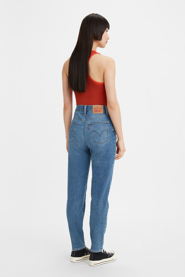 Springfield High waisted mom jeans™ bluish