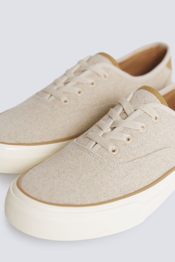 Springfield Rustic canvas sneaker white