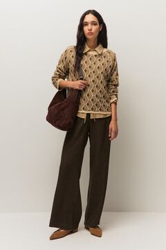 Systemaction Jersey cuello redondo jacquard