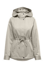 JDY Hooded parka grey