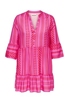Only Carmakoma Vestido corto estampado talla grande