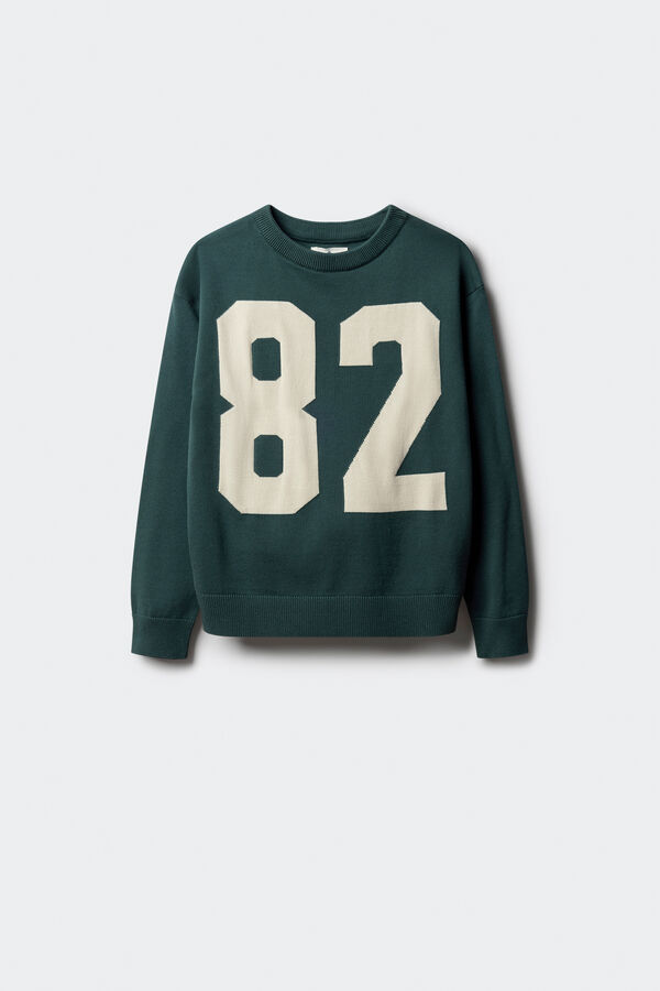 Springfield Kids Camisa Varsity 82 para crianças verde