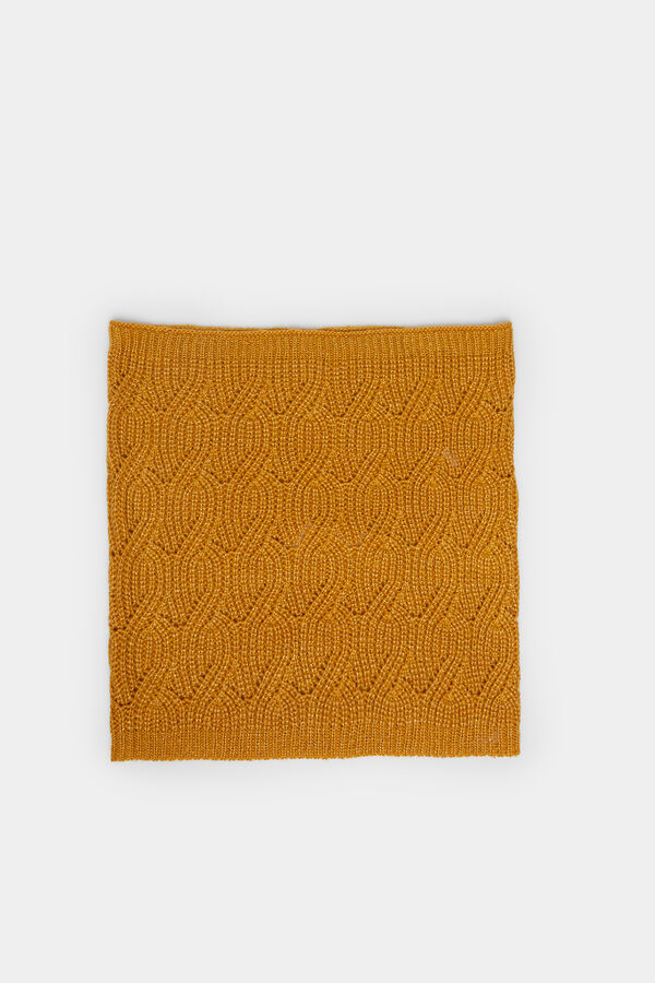 Springfield Lurex jersey-knit collar Zlatna