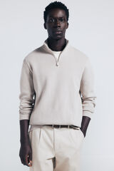 Springfield Milano zip fastening jumper nude