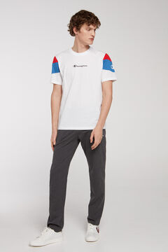 Springfield short-sleeved T-shirt with Champion logo white