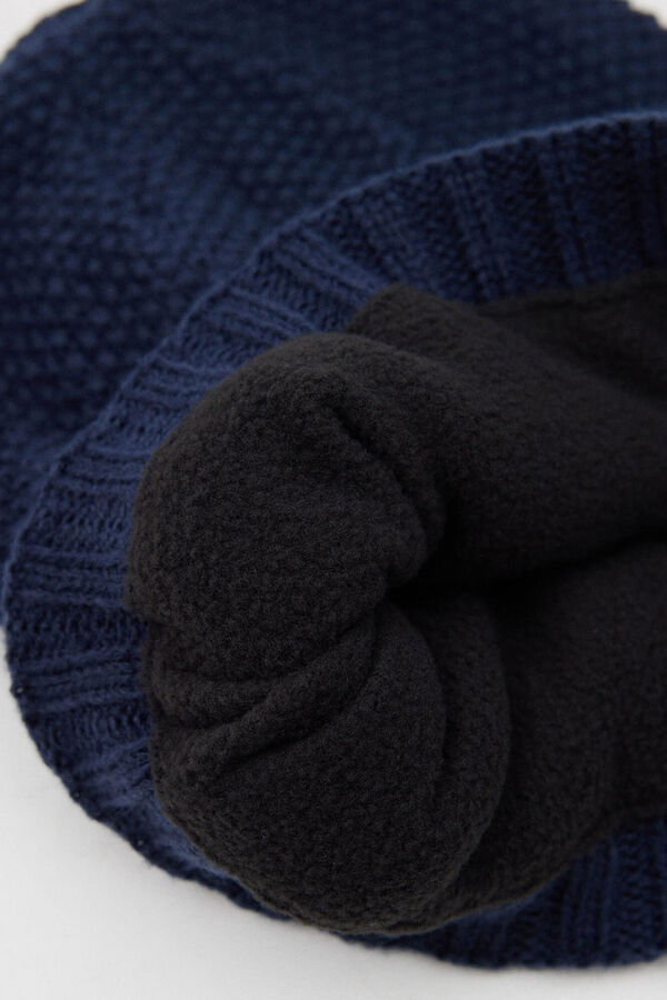 Inside Gorro Beannie Hombre azul