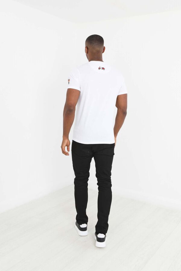 Springfield Scooter short-sleeved T-shirt white