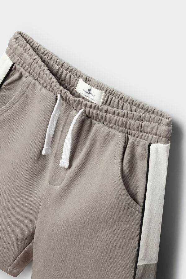 Springfield Kids Bermuda jogger de menino cinzento