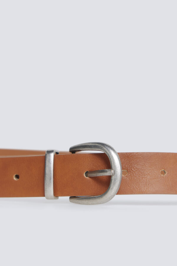 Springfield Faux leather belt mink
